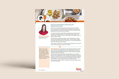 Q&Almonds - Powering Plant-Based Snacking with California Almonds and Chef Christine Farkas March 2021