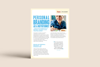 Personal Branding as a Nutritionist